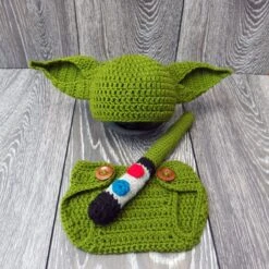 Yoda Baby Costume For Christmas, Star Wars Inspired Costume, Star Wars Baby, Yoda Baby Hat, Star Wars Outfit Star Wars Photo Props
