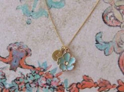 Forget Me Not Necklace, Miscarriage Necklace, Blue Flower Necklace, Miscarriage Gift, Baby Loss Gift, Infant Loss, Child Loss, Christmas