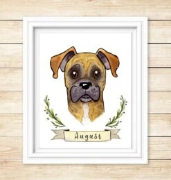 Custom Christmas Pet Gift, Pet Portrait, Watercolor Illustration, Dog Lover Gift -Jewellery Soldes Boutique il fullxfull.1320996642 29mo