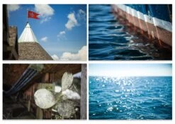 Nautical Wall Decor, Navy, Lake House Art, Lake House Decor, Thousand Islands, 1000 Islands, Canvas, Wood Plank Art, Gift For Him Christmas