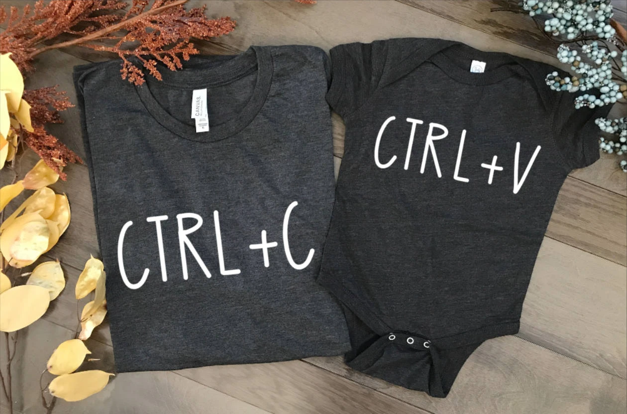 Ctrl+c Ctrl+v Matching Shirts, Matching Shirts, Daddy Baby Matching, Pregnancy Announcement T Shirts, Fathers Day, Christmas Gift For Him 3 Ctrl+c Ctrl+v Matching Shirts, Matching Shirts, Daddy Baby Matching, Pregnancy Announcement T Shirts, Fathers Day, Christmas Gift For Him