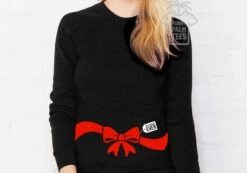 Christmas Maternity Sweater Christmas Pregnancy Sweater Christmas Pregnancy Announcement Maternity Sweatshirt Pregnancy Sweatshirt Pajamas