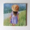 Little Girl With A Hat, Original Oil Painting, Figurative Painting, Christmas Gift -Jewellery Soldes Boutique il fullxfull.1340676886 4rm5
