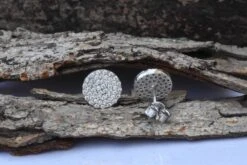 Holidays Gifts-Christmas Gifts-Tiny Stud Earrings-Gold Zirconia Earrings-White Gold Earrings-Stud Earrings-Women Earrings -Birthday Gift -Jewellery Soldes Boutique il fullxfull.1348151526 7nfv