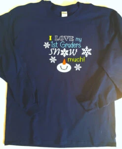 Christmas Teacher Shirt, Snowman Shirt, Personalized Teacher Tee, Teacher Long Sleeve Shirt, I Love My Students Shirt, Snowflakes Shirt Tee -Jewellery Soldes Boutique il fullxfull.1350050954 tgaq