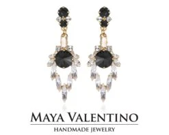 Emerald Earrings, Green Earrings, Emerald Jewelry, Swarovski Earrings, Statement Earrings, Chandelier Earrings, Jewelry For Christmas -Jewellery Soldes Boutique il fullxfull.1353519023 93zi