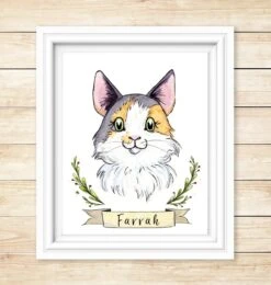 Custom Christmas Pet Gift, Pet Portrait, Watercolor Illustration, Dog Lover Gift -Jewellery Soldes Boutique il fullxfull.1368275465 4x7h