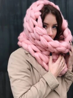 Chunky Cowl Scarf, Arm Knitted Scarf, Knit Loop Scarf, Chunky Thick Knit Oversized Scarves, Christmas Gifts For Friends -Jewellery Soldes Boutique il fullxfull.1373476369 f6b9