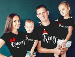Christmas Family Shirts King Queen Prince Princess Shirts Family Christmas Shirts Christmas Family Outfits Christmas Family Matching Shirts