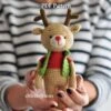 Amigurumi Pattern Of Cute Deer, Deer In Vest, Amigurumi Pattern, Christmas Crochet Pattern, INSTANT DOWNLOAD, PDF File In English