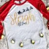 Sleigh All Day Shirt Womans Christmas Shirt Holiday Shirt Adult Christmas Shirt Funny Holiday Shirt Santa Shirt Christmas Gift Santa Shirt -Jewellery Soldes Boutique il fullxfull.1387576205 pwe7