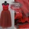 Christmas Grey Ombre Tulle Skirt 7 Layers Super Puff, Exclusive Skirt, Tulle Skirt Woman, Red Tulle Skirt Bridal New Year Skirt -Jewellery Soldes Boutique il fullxfull.1388828477 lczf