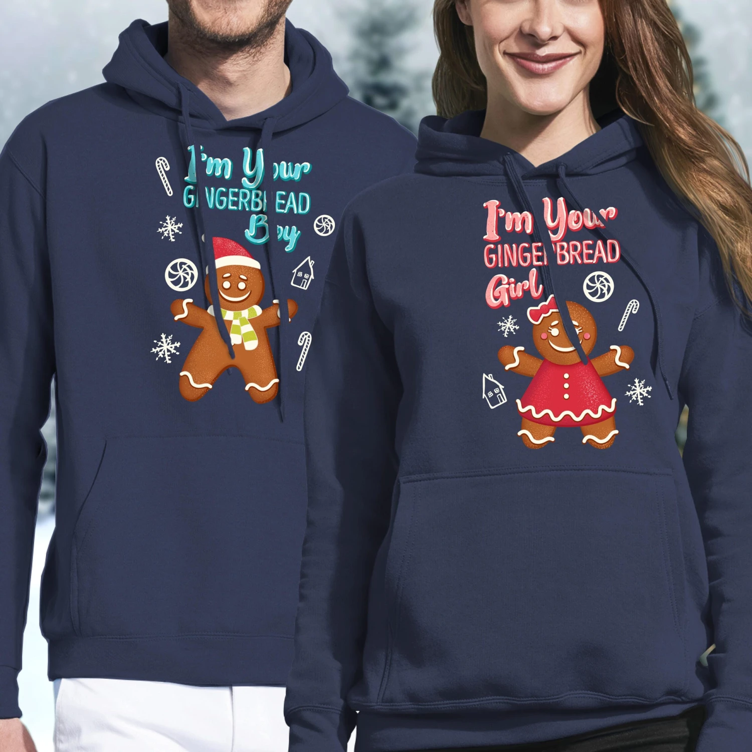 Christmas Jumpers / Christmas Sweatshirts / Couple Hoodies / Couple Sweaters / Christmas Sweaters / Pärchen Hoodies / Pärchen Pullover 4 Christmas Jumpers / Christmas Sweatshirts / Couple Hoodies / Couple Sweaters / Christmas Sweaters / Pärchen Hoodies / Pärchen Pullover - Image 2