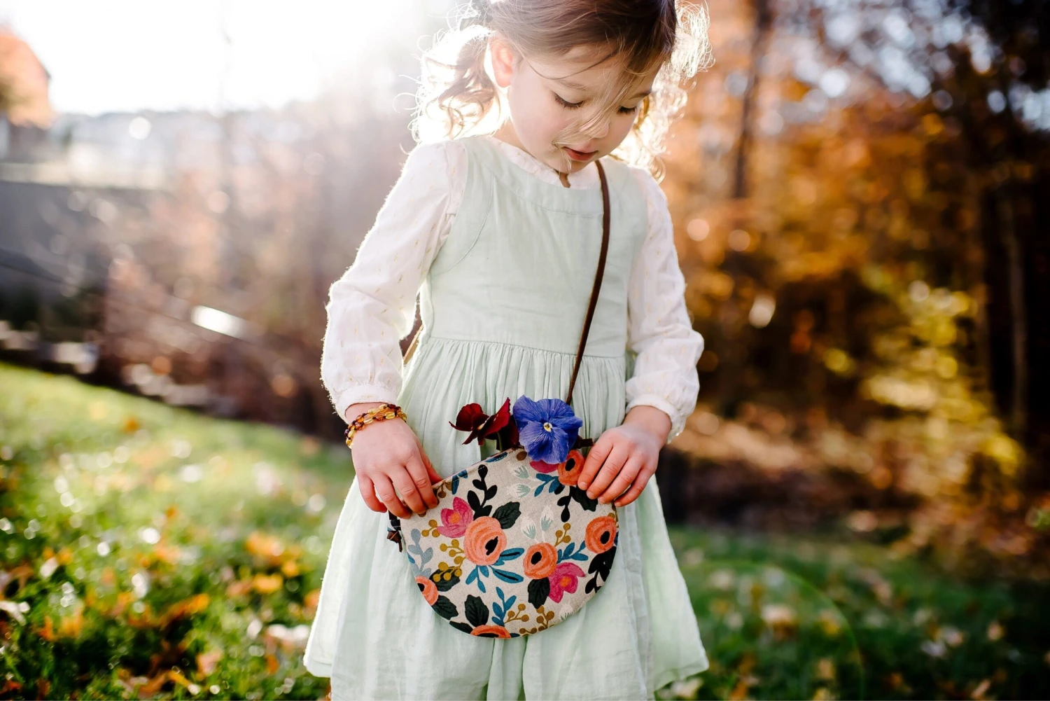 Toddler Purse, Little Girl Purse, Rifle Paper Co Crossbody, Floral Purse, Kid Birthday Gift, Christmas Gift Stocking Stuffer Kids, Dress Up 4 Toddler Purse, Little Girl Purse, Rifle Paper Co Crossbody, Floral Purse, Kid Birthday Gift, Christmas Gift Stocking Stuffer Kids, Dress Up - Image 2