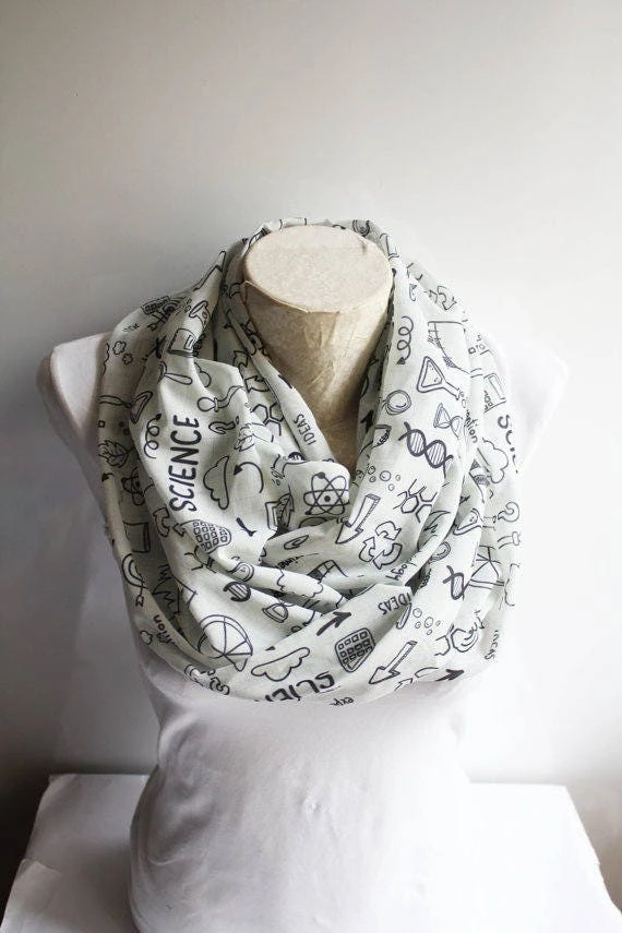 Science Scarf Science Teacher Gift Coworker Christmas Gift Infinity Scarf Chemistry Gift Scarf Women Graduation Gift For Her Geek Gift 12 Science Scarf Science Teacher Gift Coworker Christmas Gift Infinity Scarf Chemistry Gift Scarf Women Graduation Gift For Her Geek Gift - Image 10