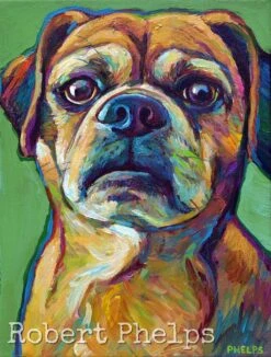 11" X 14" CUSTOM PET PORTRAIT; Pet Memorial Painting, Personalized Pet Art, Dog Art Canvas, Colorful Pet Painting, Pet Christmas Gifts, Pets