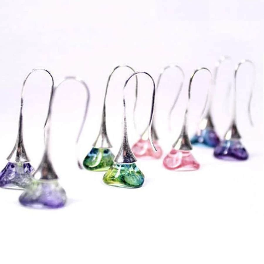 Everyday Earrings Silver - Blue Earrings Green Jewelry For Women Gift Christmas - Small Flower Purple Minimal Earrings 18 Birthday Gifts 3 Everyday Earrings Silver - Blue Earrings Green Jewelry For Women Gift Christmas - Small Flower Purple Minimal Earrings 18 Birthday Gifts