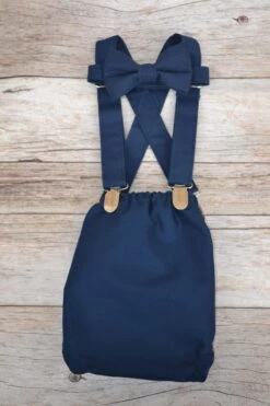 Boy Cake Smash Outfit, Boy 1st Birthday Outfit, Cake Smash Set, Bowtie And Diaper Cover Set, Christmas Bowtie, Navy