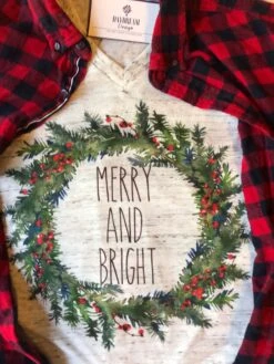 Christmas Shirt For Women Merry And Bright Shirt Christmas Shirts For Her Trendy Christmas Shirt Christmas Gift For Her Winter T Shirt -Jewellery Soldes Boutique il fullxfull.1576120832 geee
