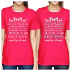 God Made Us Funny Best Friend Shirts | Cute BFF Shirt With Ribbon | Christmas, Birthday Gift For Your BF Like A Sister - BFF Matching Tee 20 God Made Us Funny Best Friend Shirts | Cute BFF Shirt With Ribbon | Christmas, Birthday Gift For Your BF Like A Sister - BFF Matching Tee -Jewellery Soldes Boutique il fullxfull.1578003326 p0ie