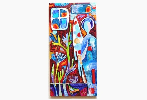 Christmas Paintings Christmas Angel Acrylic Painting On Canvas Contemporary Painting Figure Painting Abstract Painting Original Decorative 3 Christmas Paintings Christmas Angel Acrylic Painting On Canvas Contemporary Painting Figure Painting Abstract Painting Original Decorative