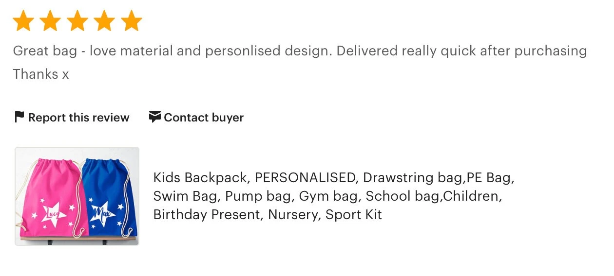 Drawstring PE Bag - Personalised Star Name School Rucksack - Gym Kit For Boys Or Girls - Drawcord Backpack - Christmas Gift For Kids 6 Drawstring PE Bag - Personalised Star Name School Rucksack - Gym Kit For Boys Or Girls - Drawcord Backpack - Christmas Gift For Kids - Image 4