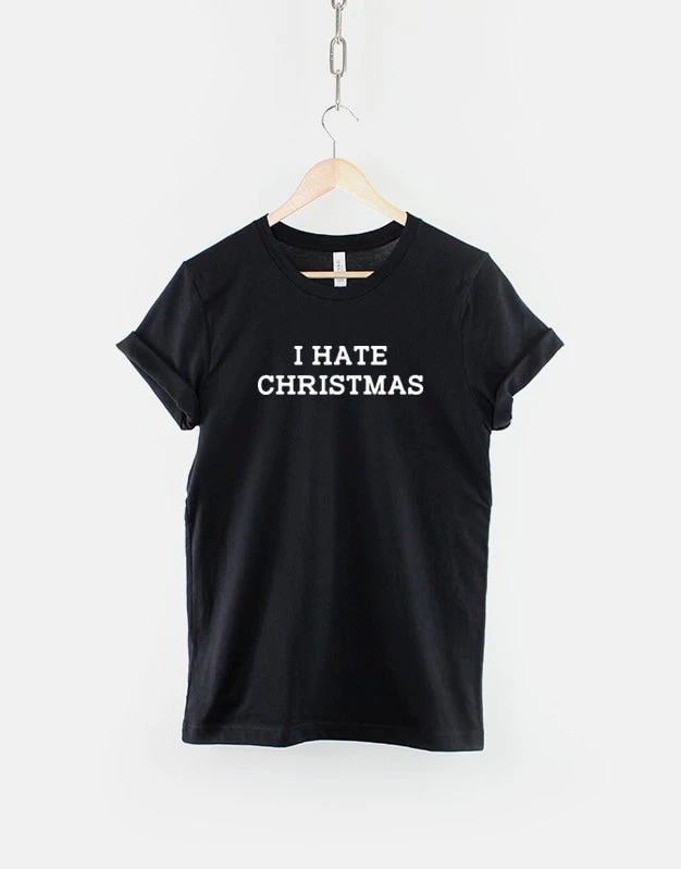 I Hate Christmas Tshirt - Bah Humbug - Anti Social Xmas T Shirt - Secret Santa Gift 3 I Hate Christmas Tshirt - Bah Humbug - Anti Social Xmas T Shirt - Secret Santa Gift