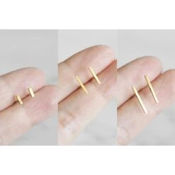 Bar Earring, Pure Titanium Stud, 22 Gauge, 21G, Minimalist Jewelry, Christmas Gift For Her, Oorbellen, Ros Gold, KKerst Cadeau Voor Vrouwen 11 Bar Earring, Pure Titanium Stud, 22 Gauge, 21G, Minimalist Jewelry, Christmas Gift For Her, Oorbellen, Ros Gold, KKerst Cadeau Voor Vrouwen -Jewellery Soldes Boutique il fullxfull.1644757279 4zo1