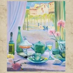 Petit Déjeuner Parisien. Christmas Gift. New Year Gift. Original Oil Painting On Canvas. Wall Decoration. Impressionist Art. -Jewellery Soldes Boutique il fullxfull.1662423071 7r79