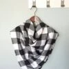 Plaid Flannel Blanket Scarf, Large Plaid Cotton Flannel Blanket Scarf, Black And White Buffalo Plaid, Christmas Gift, Cozy Flannel Scarf 1 Plaid Flannel Blanket Scarf, Large Plaid Cotton Flannel Blanket Scarf, Black And White Buffalo Plaid, Christmas Gift, Cozy Flannel Scarf -Jewellery Soldes Boutique il fullxfull.1670802188 mvwc