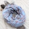 Blue Pink Blanket Scarf Winter Scarf, Christmas Gifts For Mom, Chunky Blanket, Women Oversize Sized Scarf, Super Soft Blanket Scarf 2 Blue Pink Blanket Scarf Winter Scarf, Christmas Gifts For Mom, Chunky Blanket, Women Oversize Sized Scarf, Super Soft Blanket Scarf -Jewellery Soldes Boutique il fullxfull.1673465292 b211
