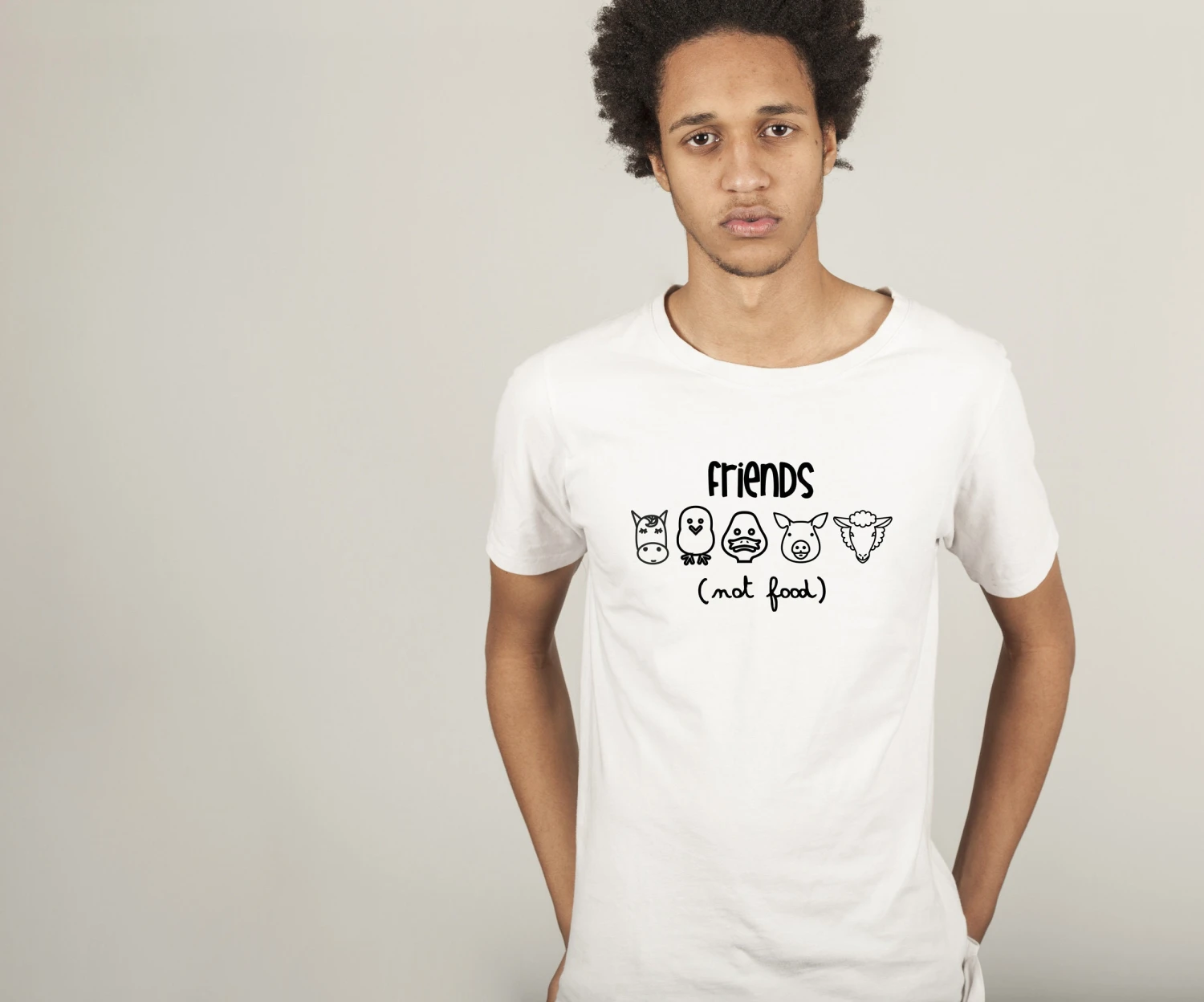 Vegan Shirt, Vegan Design T-shirt, Gift For Vegans, Friends Not Food, Vegan Girl Tshirt, Cute Vegan Shirt, Boho Tee, Christmas Gift 7 Vegan Shirt, Vegan Design T-shirt, Gift For Vegans, Friends Not Food, Vegan Girl Tshirt, Cute Vegan Shirt, Boho Tee, Christmas Gift - Image 5