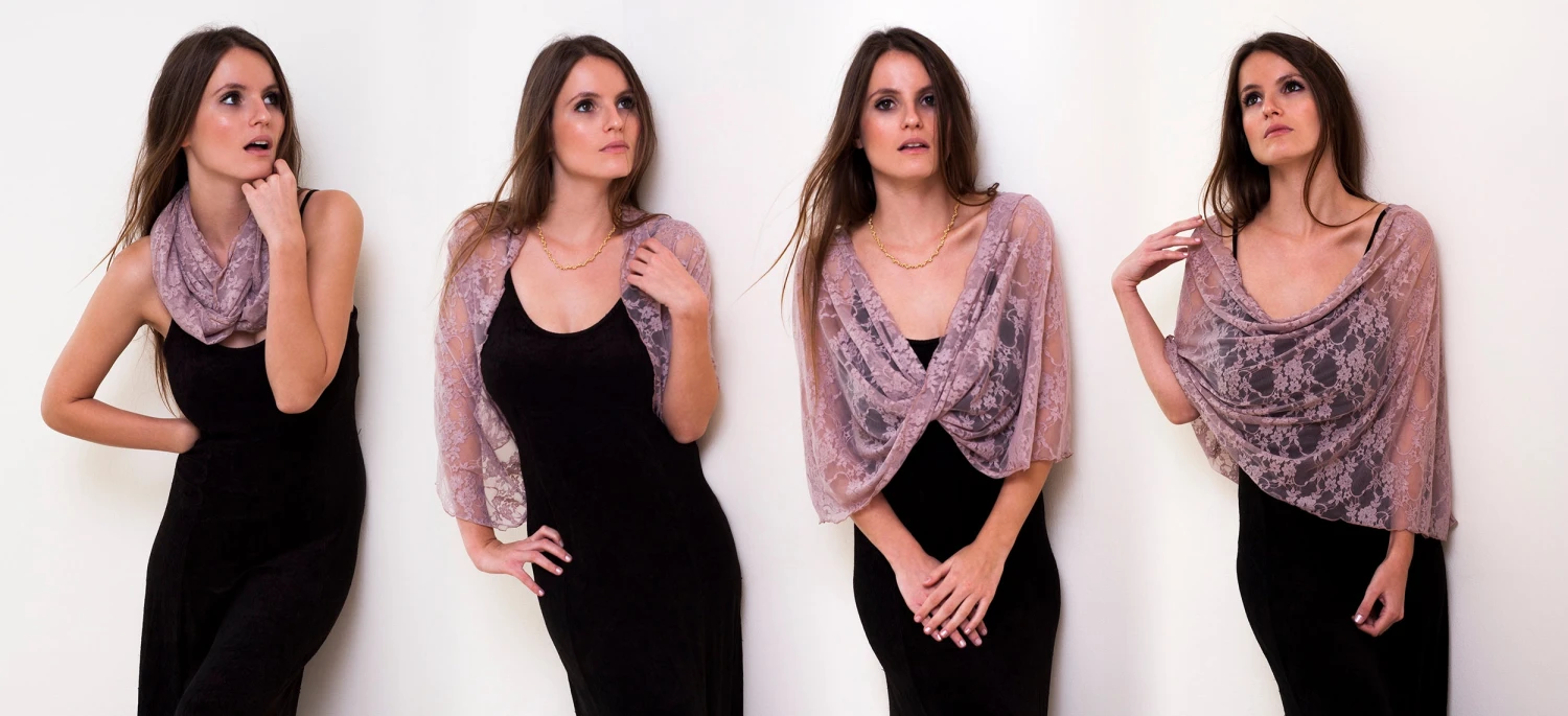 ON SALE- Red Shawl With 4 Wearing Ways- Shawl, Shrug, Crisscross Or Scarf. Christmas Gift For Mom, Lace Infinity Shawl Cover Up 9 ON SALE- Red Shawl With 4 Wearing Ways- Shawl, Shrug, Crisscross Or Scarf. Christmas Gift For Mom, Lace Infinity Shawl Cover Up - Image 7