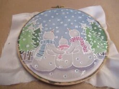 Silk Painting, Original Silk Art, 2 Snowmen And Child, Christmas Art, Winter, Festive Art, Wall Art, Children's Art, Home Decor, White, Blue 21 Silk Painting, Original Silk Art, 2 Snowmen And Child, Christmas Art, Winter, Festive Art, Wall Art, Children's Art, Home Decor, White, Blue -Jewellery Soldes Boutique il fullxfull.1696280884 itky