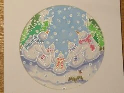 Silk Painting, Original Silk Art, Family Of Snowmen, Christmas Art, Winter, Festive Artwork, Children's Wall Art, Home Decor, White, Blue 18 Silk Painting, Original Silk Art, Family Of Snowmen, Christmas Art, Winter, Festive Artwork, Children's Wall Art, Home Decor, White, Blue -Jewellery Soldes Boutique il fullxfull.1697044044 o1oe