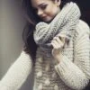 Christmas Gift / Chunky Knit Wool And Alpaca Infinity Scarf Wrap / Handmade / 1 Christmas Gift / Chunky Knit Wool And Alpaca Infinity Scarf Wrap / Handmade / -Jewellery Soldes Boutique il fullxfull.1712825642 hvpc