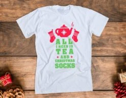 All I Need Is Tea And Christmas Socks - Funny Christmas T-shirt - Best Christmas Gift - Unisex Happy Christmas Tee - Cool Winter Present 11 All I Need Is Tea And Christmas Socks - Funny Christmas T-shirt - Best Christmas Gift - Unisex Happy Christmas Tee - Cool Winter Present -Jewellery Soldes Boutique il fullxfull.1713744328 g73u