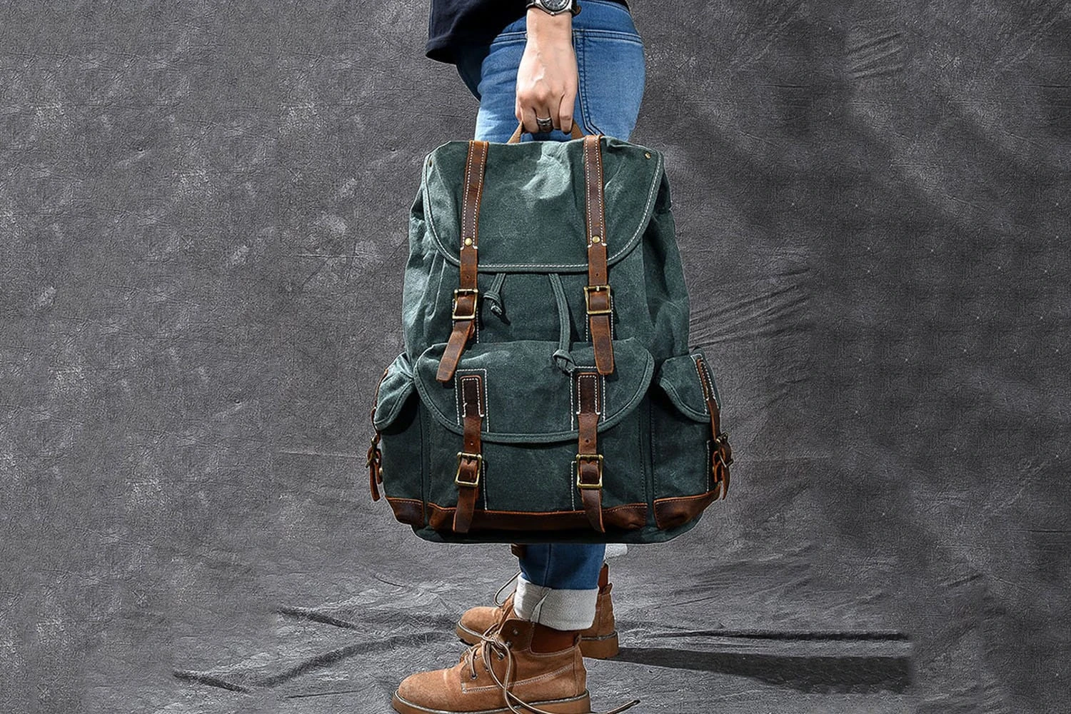 Waxed Canvas Backpack, Handmade Rucksack, School Backpack, Mens Laptop Backpack, Large Travel Backpack, Christmas Gifts, Dad Birthday Gifts 3 Waxed Canvas Backpack, Handmade Rucksack, School Backpack, Mens Laptop Backpack, Large Travel Backpack, Christmas Gifts, Dad Birthday Gifts