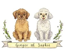 Custom Pet Portrait Christmas Gift -Jewellery Soldes Boutique il fullxfull.1741322437 eks6