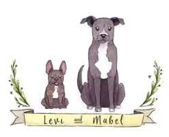 Custom Pet Portrait Christmas Gift -Jewellery Soldes Boutique il fullxfull.1741330407 5p1b