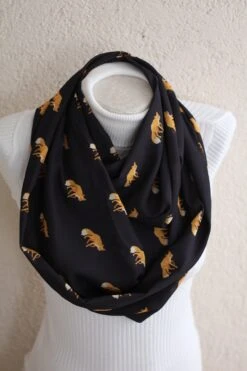 Fox Scarf, Fox Gifts - Animal Gift Ideas Animal Lover Fall Fashion Accessories Holiday Gift For Women Gift Christmas Gifts -Jewellery Soldes Boutique il fullxfull.1744598023 soed