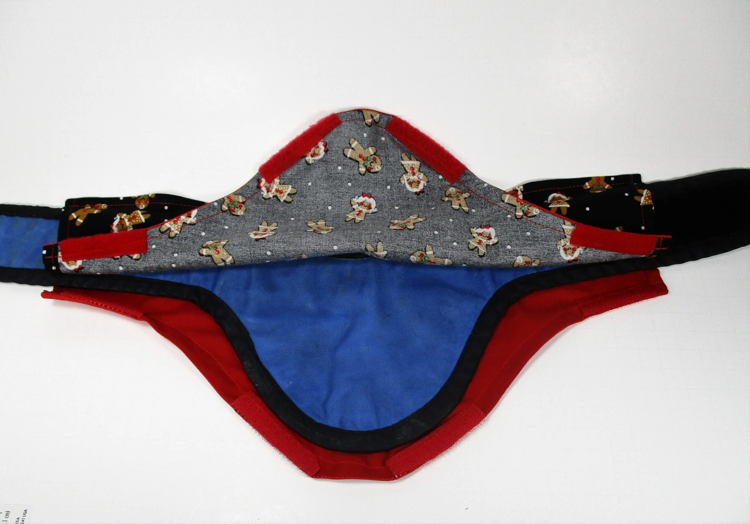 Christmas Gingerbread On Black Or Tan Unisex Novelty Washable Cotton Thyroid Shield Cover/Slip 7 Christmas Gingerbread On Black Or Tan Unisex Novelty Washable Cotton Thyroid Shield Cover/Slip - Image 5