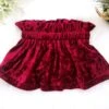 Red Velvet Christmas Skirt Holiday Photos Birthday Baby Valentine Clothes Toddler Valentine Skirt Newborn-6T