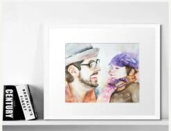 ORIGINAL Custom Family Portrait Watercolor Painting From Photo To Handmade Personalized Family Gift For Mom, Gift For Dad, Christmas Gift -Jewellery Soldes Boutique il fullxfull.1773191438 e3h3