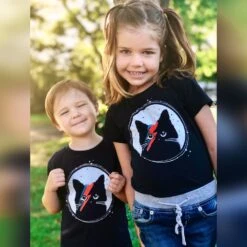 Cat Shirt For Kids, Cat T-shirt For Boys, Cat Shirts For Girls, David Bowie Shirt For Kids, Christmas Gift For Kids, Gift For Music Lover -Jewellery Soldes Boutique il fullxfull.1828743882 tjfi