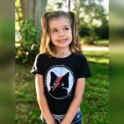 Cat Shirt For Kids, Cat T-shirt For Boys, Cat Shirts For Girls, David Bowie Shirt For Kids, Christmas Gift For Kids, Gift For Music Lover -Jewellery Soldes Boutique il fullxfull.1828746318 g1s1