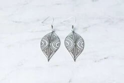 Silver Filigree Earrings For Woman, Laser Cut Earrings, Long Drop Boho Earrings Dangle, Christmas Gift Idea For Her, Lightweight Earrings -Jewellery Soldes Boutique il fullxfull.1896048935 fxgb