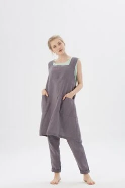 Cute Apron / KITCHEN APRON With Pockets / Japanese Style Linen Apron - Vegas / Christmas Gift 17 Cute Apron / KITCHEN APRON With Pockets / Japanese Style Linen Apron - Vegas / Christmas Gift -Jewellery Soldes Boutique il fullxfull.1926842120 c284