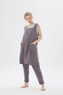 Cute Apron / KITCHEN APRON With Pockets / Japanese Style Linen Apron - Vegas / Christmas Gift 15 Cute Apron / KITCHEN APRON With Pockets / Japanese Style Linen Apron - Vegas / Christmas Gift -Jewellery Soldes Boutique il fullxfull.1926844912 fy9i