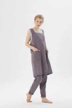 Cute Apron / KITCHEN APRON With Pockets / Japanese Style Linen Apron - Vegas / Christmas Gift 16 Cute Apron / KITCHEN APRON With Pockets / Japanese Style Linen Apron - Vegas / Christmas Gift -Jewellery Soldes Boutique il fullxfull.1926854056 fdq2